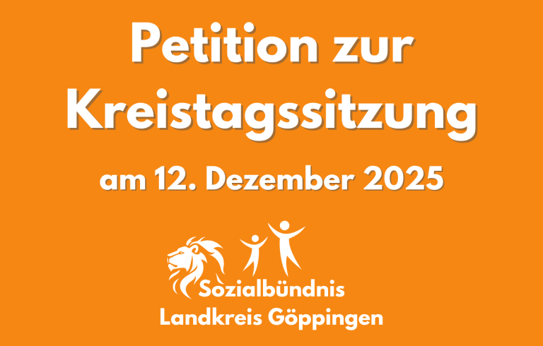 Grafik Petition zur Kreistagssitzung Grafik Petition zur Kreistagssitzung